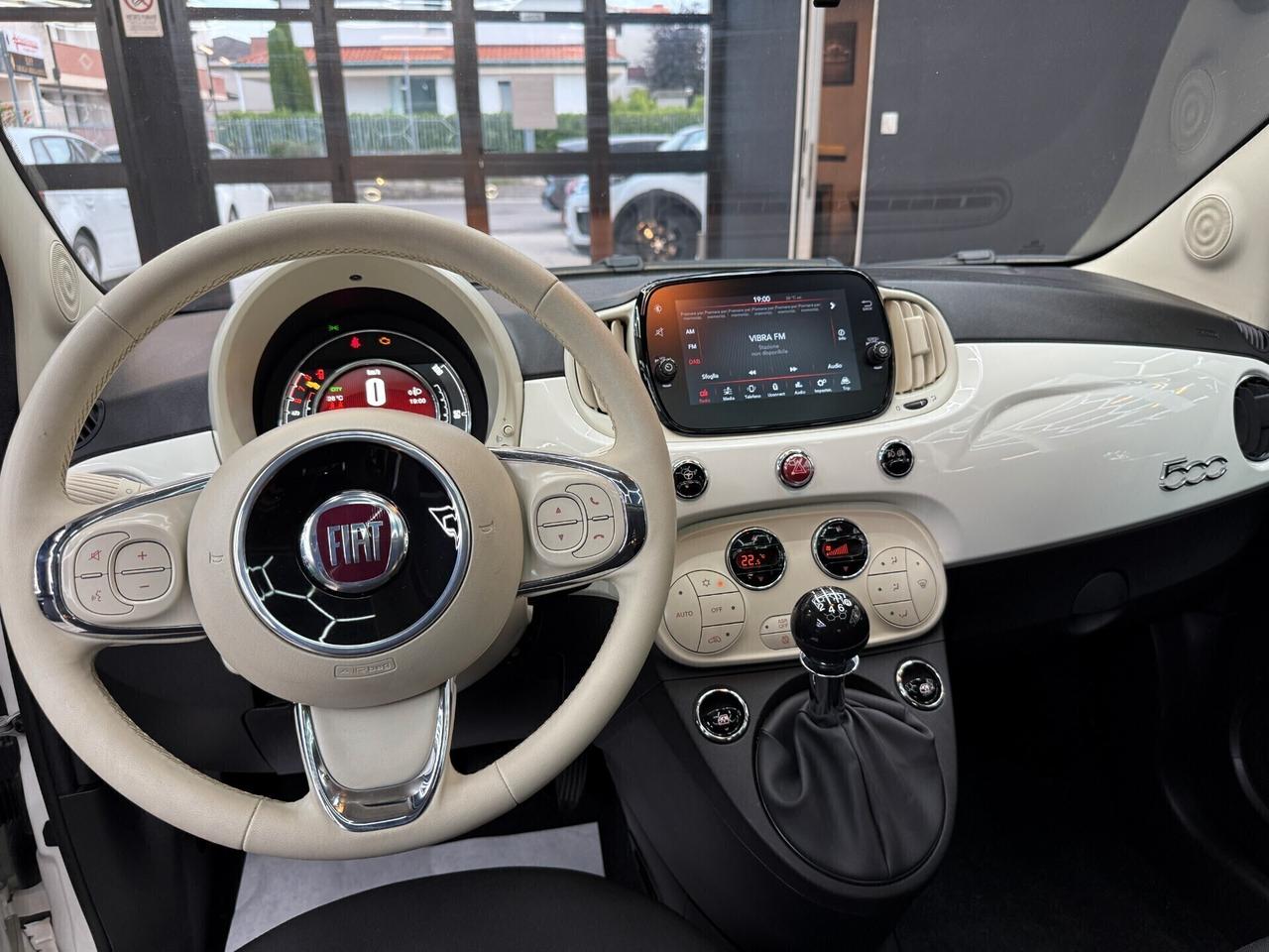FIAT 500 1.0 70CV Hybrid Uconnect Tetto Pan