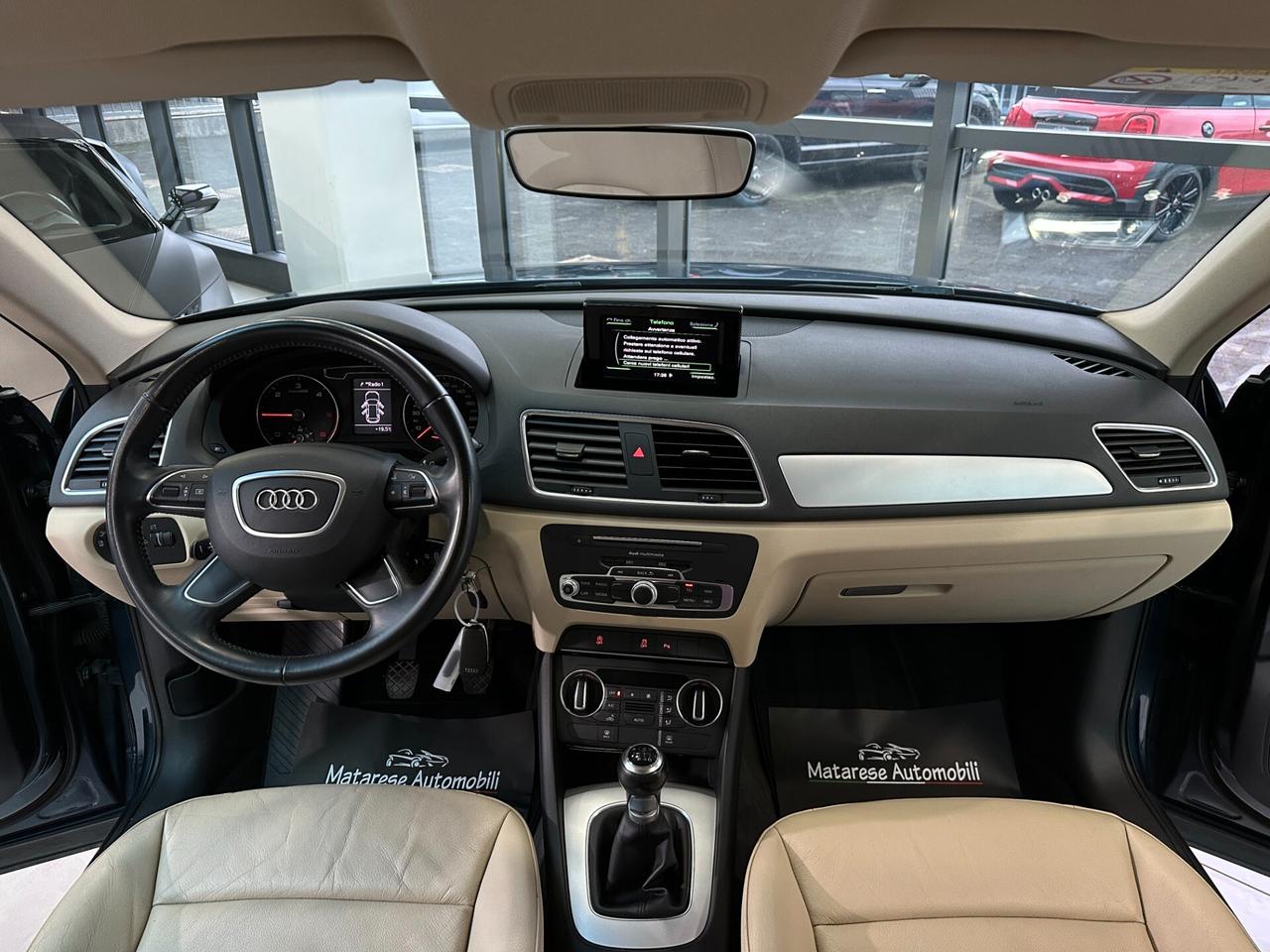 Audi Q3 2.0 TDI 150 CV UnicoProprietario Sensori Navi Pelle Finanziabile Garanzia