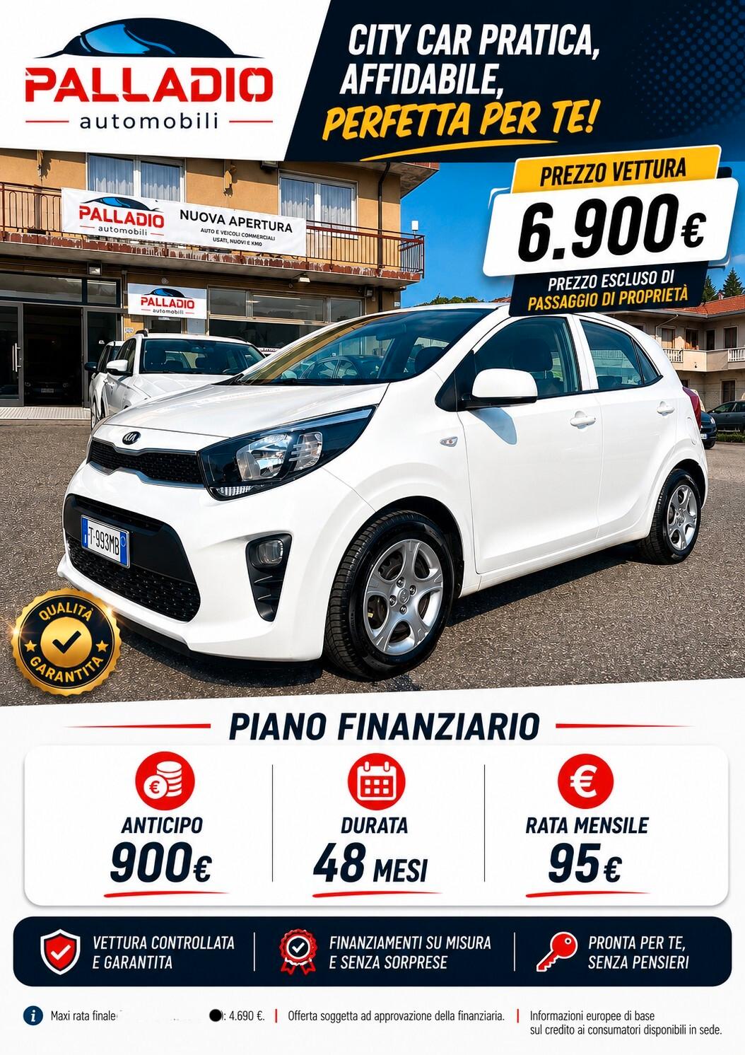 Kia Picanto 1.0 MPI 67 CV – Neopatentati - PREZZO PROMO