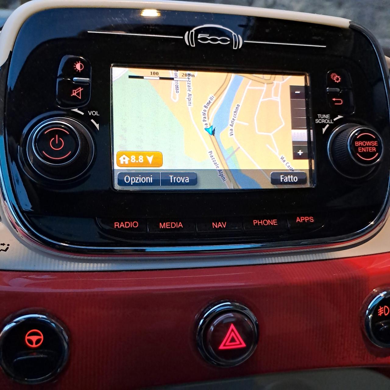 Fiat 500 CORALLO - TETTO PANORAMICO