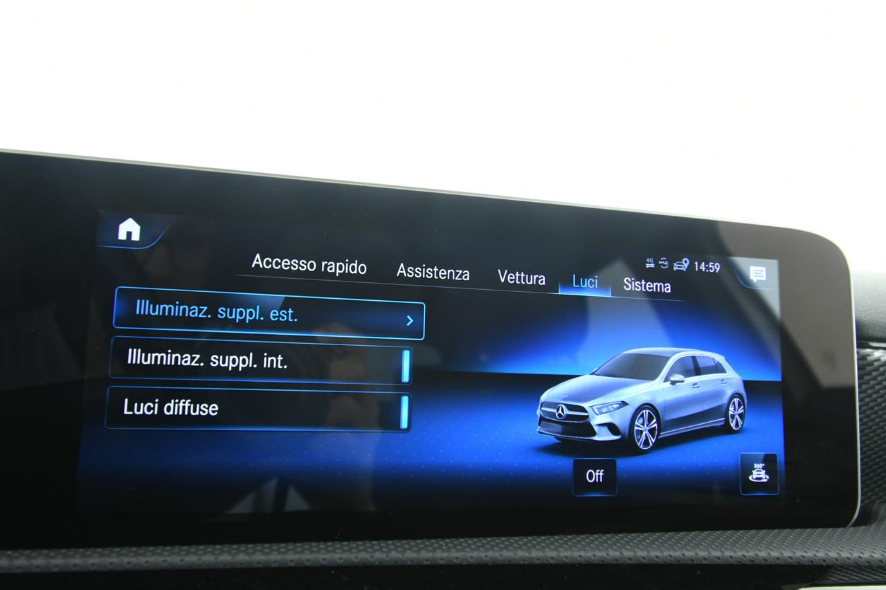 Mercedes-Benz A 180 d Sport auto CAMERA+LED+BLUETOOTH+NEOPATENTATI