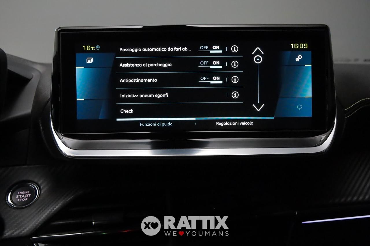 Peugeot e-2008 motore elettrico 100kW GT