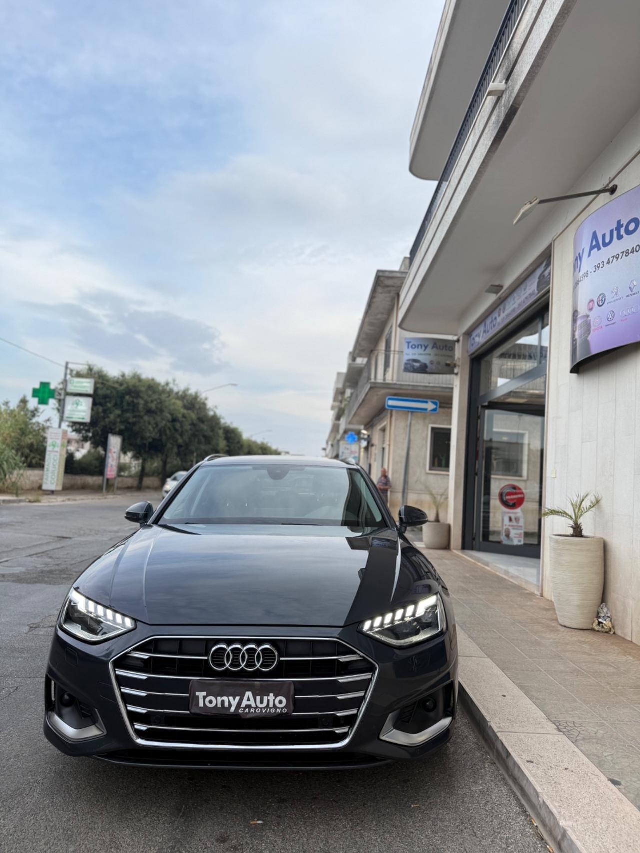 Audi A4 Avant 35 2.0 tdi mhev (DIESEL/ELETTRICA) s-tronic VIRTUALCOCKPIT,NAVIGATORE,FARO MATRIX