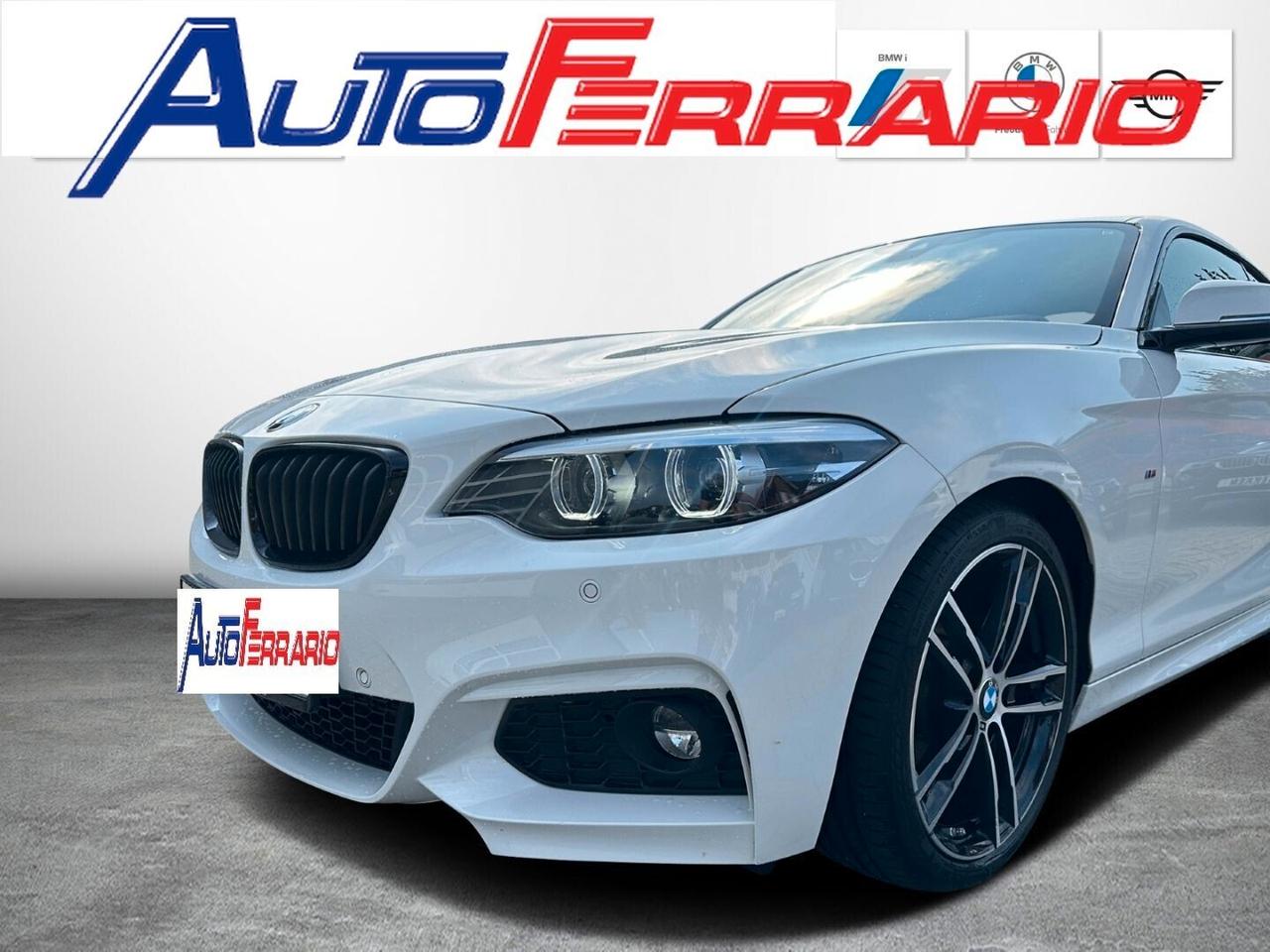 Bmw 218 M SPORT LED NAVY 18" RETROCAMERA SENS PARK CRUISE CONTROL SEDILI ELETTRICI CON MEMORIA