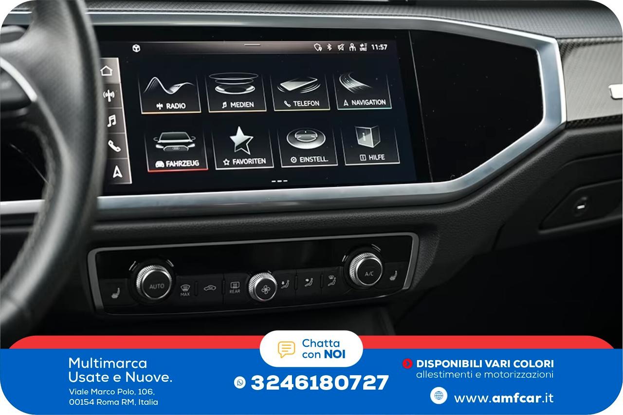 Audi Q3 SPB 45 TFSI e S tronic S LINE INT EST.