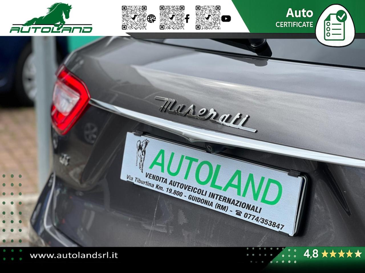 Maserati Levante 3.0 V6 Gransport 275cv auto Tetto Full