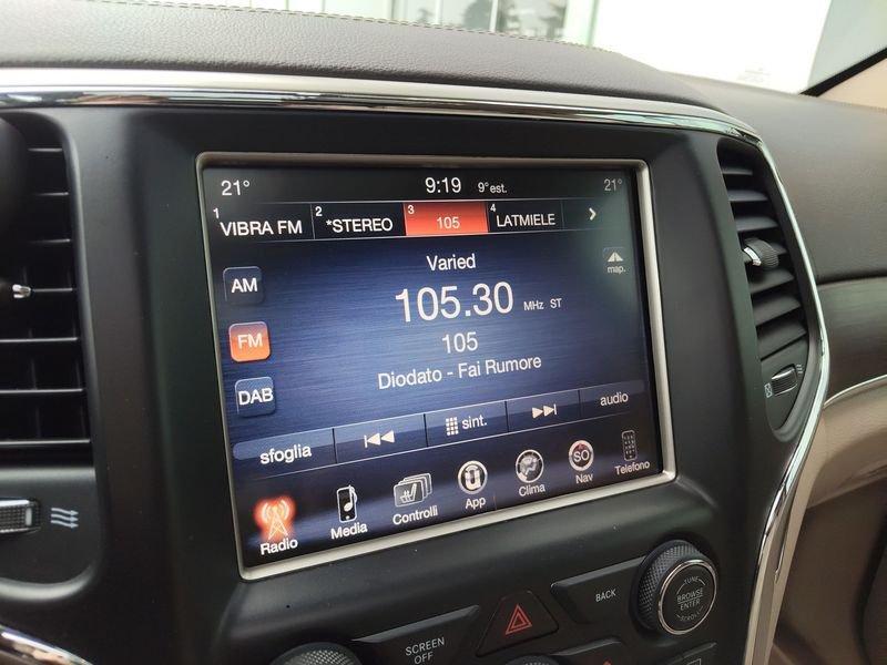 Jeep Grand Cherokee Grand Cherokee 3.0 V6 crd Overland 250cv auto Multijet II