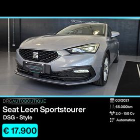 Seat Leon Sportstourer 2.0 TDI 150 CV DSG Style FULL LED/ACC/CARPLAY