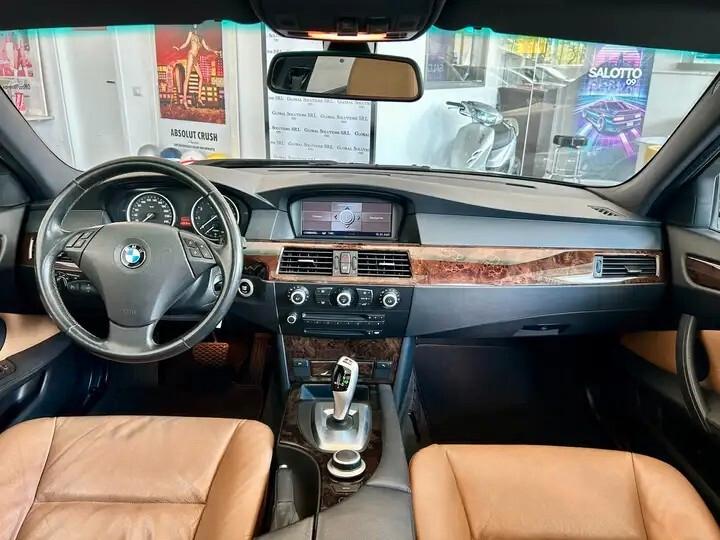 Bmw 530i Touring xdrive *VERDE PROFONDO* *GARANZIA* *PELLE TOTALE DAKOTA MARRONE*