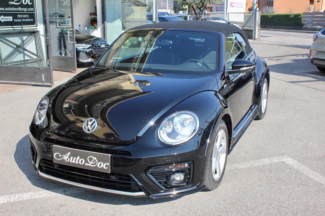 Volkswagen Maggiolino Cabrio 1.4 TSI R-LINE DSG FARI A LED - TAGLIANDI UFFICIALI!