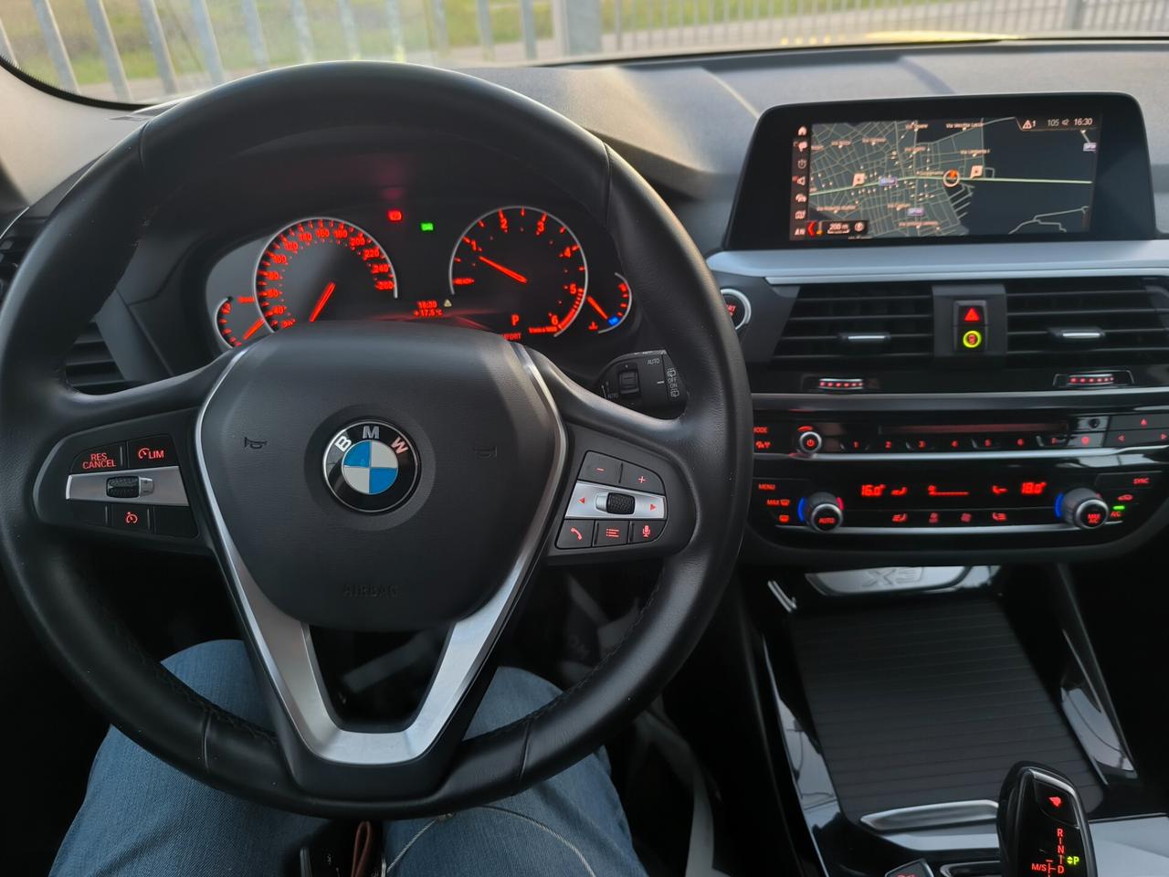 BMW X3 XDRIVE 2.0 DIESEL 190cv 07/20 KM 99.000 TAGLIANDI BMW LED/NAV/SENS.ANT POST/