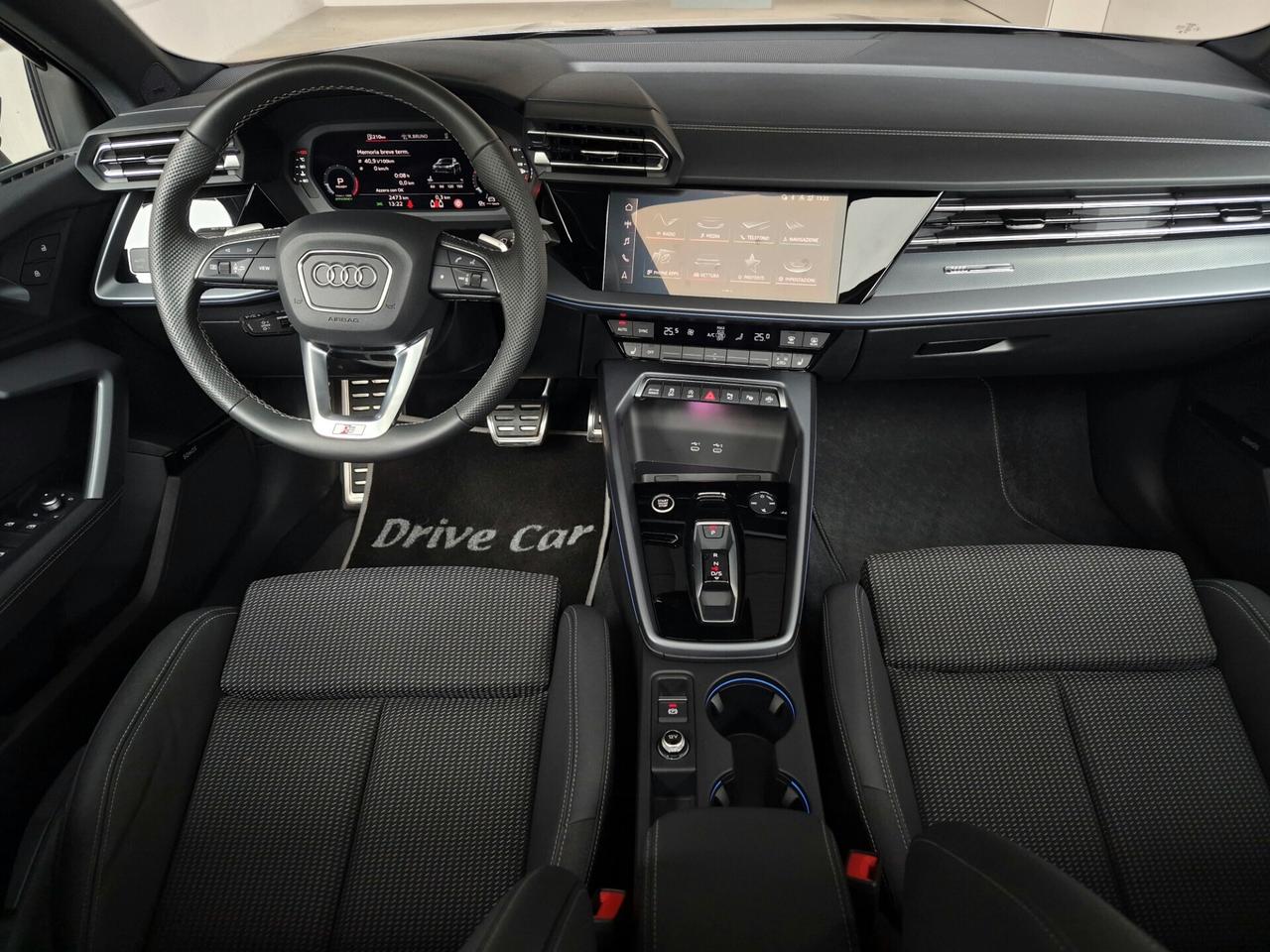 Audi A3 SPORTBACK TFSI MHEV S LINE EDITION S-TRONIC MATRIX SONOS TETTO CARPLAY 360° ACC AUTO UFFICALE AUDI 1 PROPRIETARIO