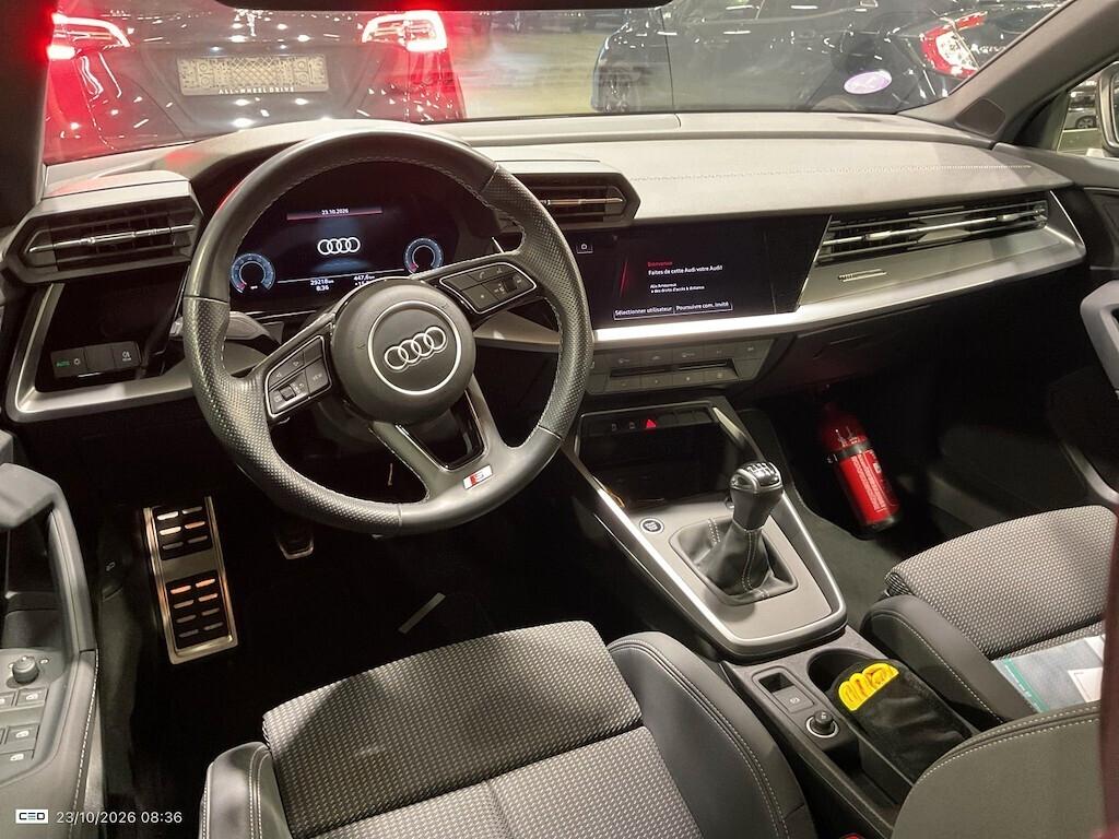 AUDI A3 SPORTBACK 30 TFSI 110CV 6M. ADVANCED ( FARI LED - VIRTUAL COCKPIT - S LINE INT. - CRUISE - NAVI - CERCHI 17 )