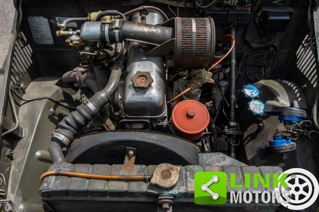 FIAT Campagnola 1101 A - 1975 - TARGA NERA ORIGINALE