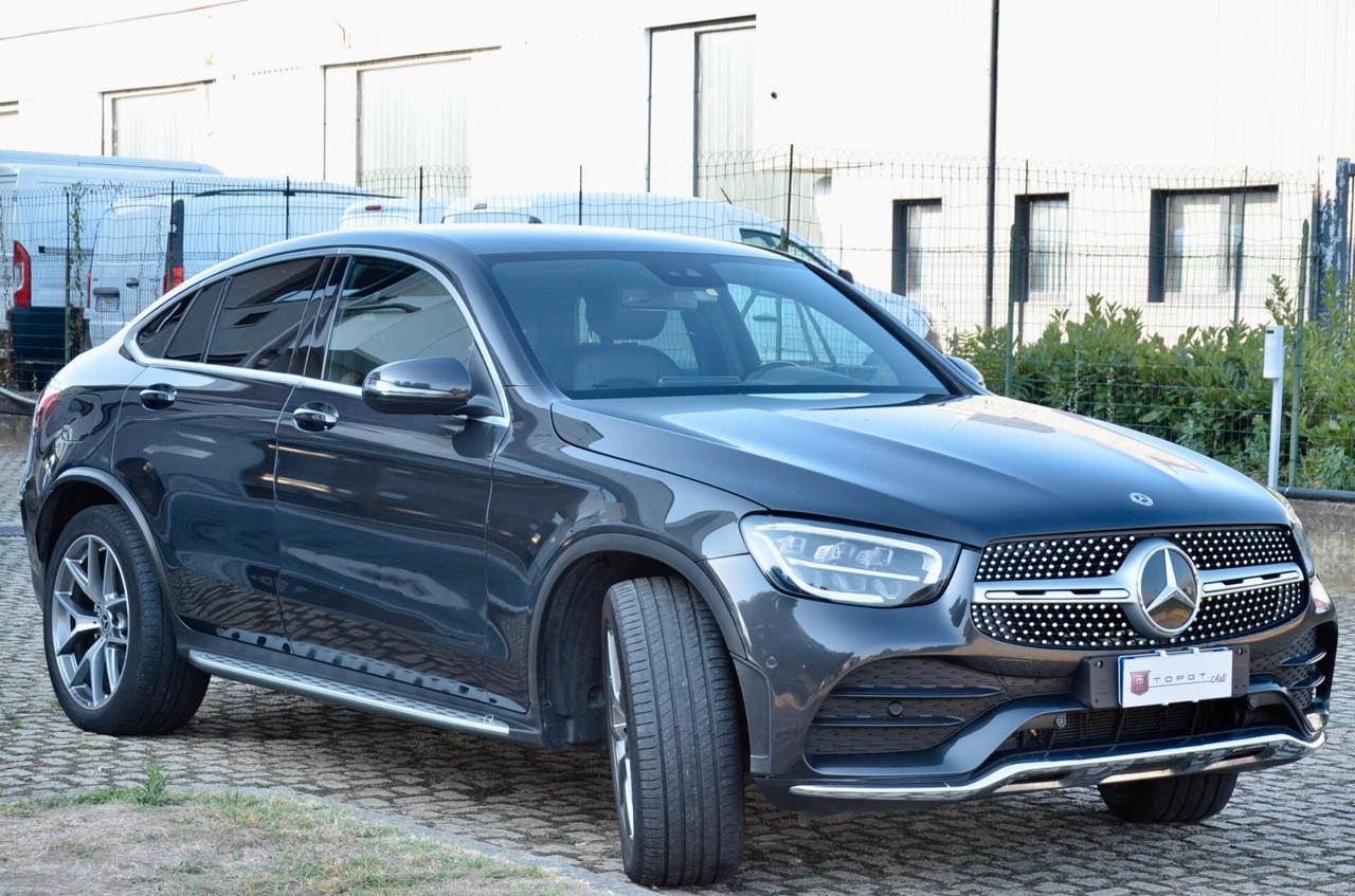MERCEDES-BENZ GLC COUPE 300de PHEV PLUG IN (EQ POWER) PREMIUM AMG 4MATIC 194cv AUTO, UNICO UTILIZZATORE, UFF ITALIANA, EURO 6D, IVA ESPOSTA, SERVICE MERCEDES, PERMUTE