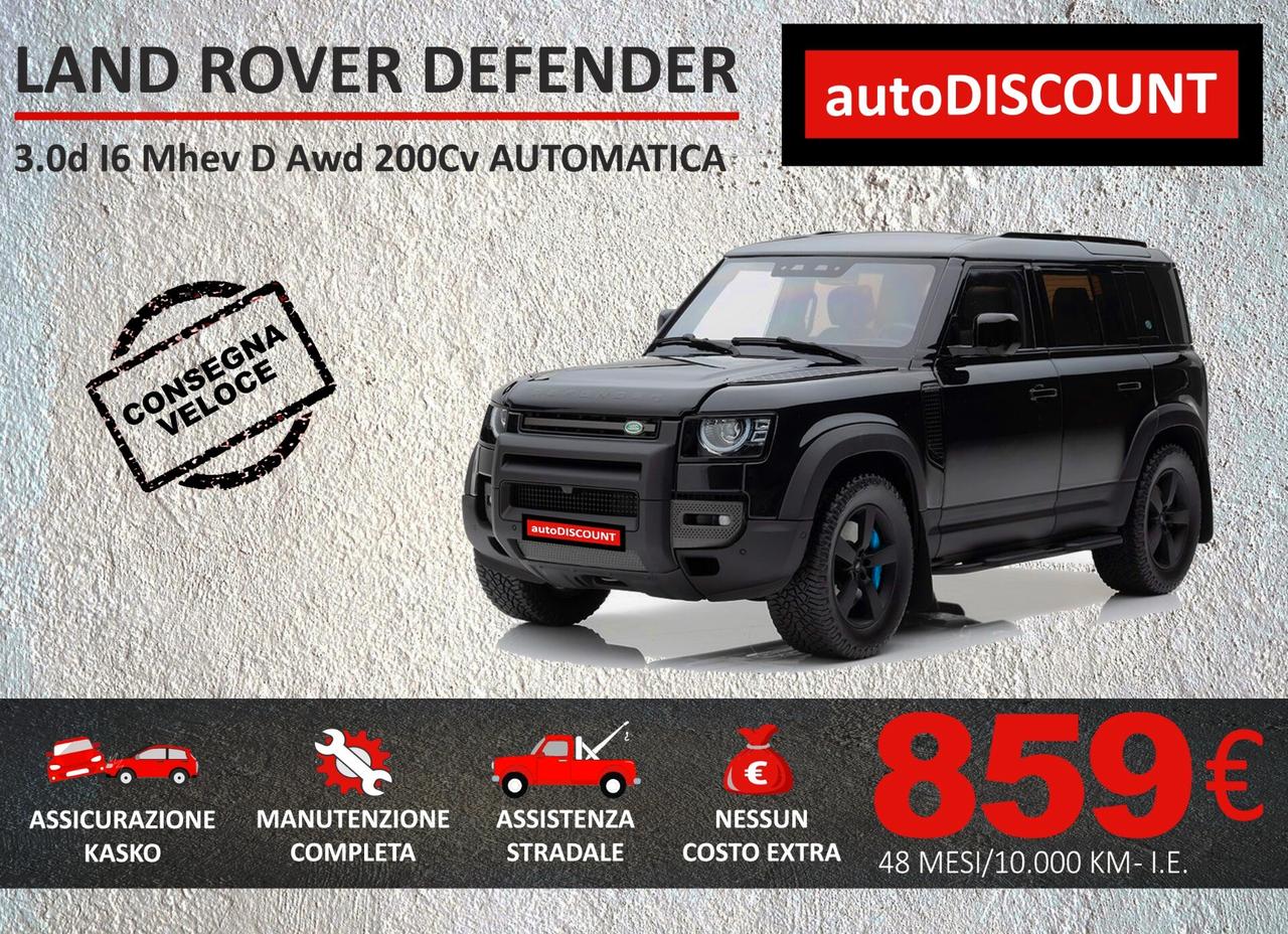 Land Rover Defender 90 3.0D I6 200 CV AWD Auto SE