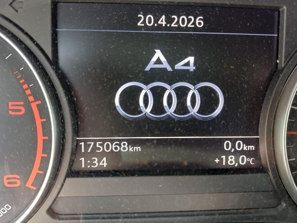 Audi A4 Avant 2.0 TDI 150 CV 2017 Incidentata