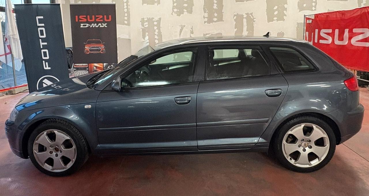 AUDI A3 SPBORBACK Diesel 2.0 serie2 S-TRONIC CAMBIO AUT. CV 140 TDI Km 170.018 Certificati