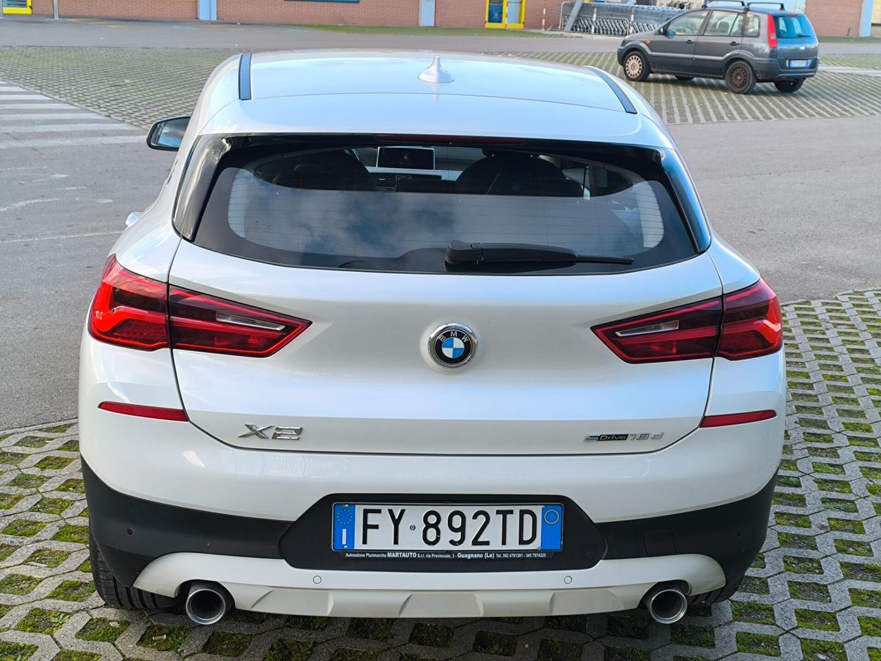 BMW X2 118D SDRIVE AUTOMATICO 09/2019 KM 69.000 TAGLIANDI BMW