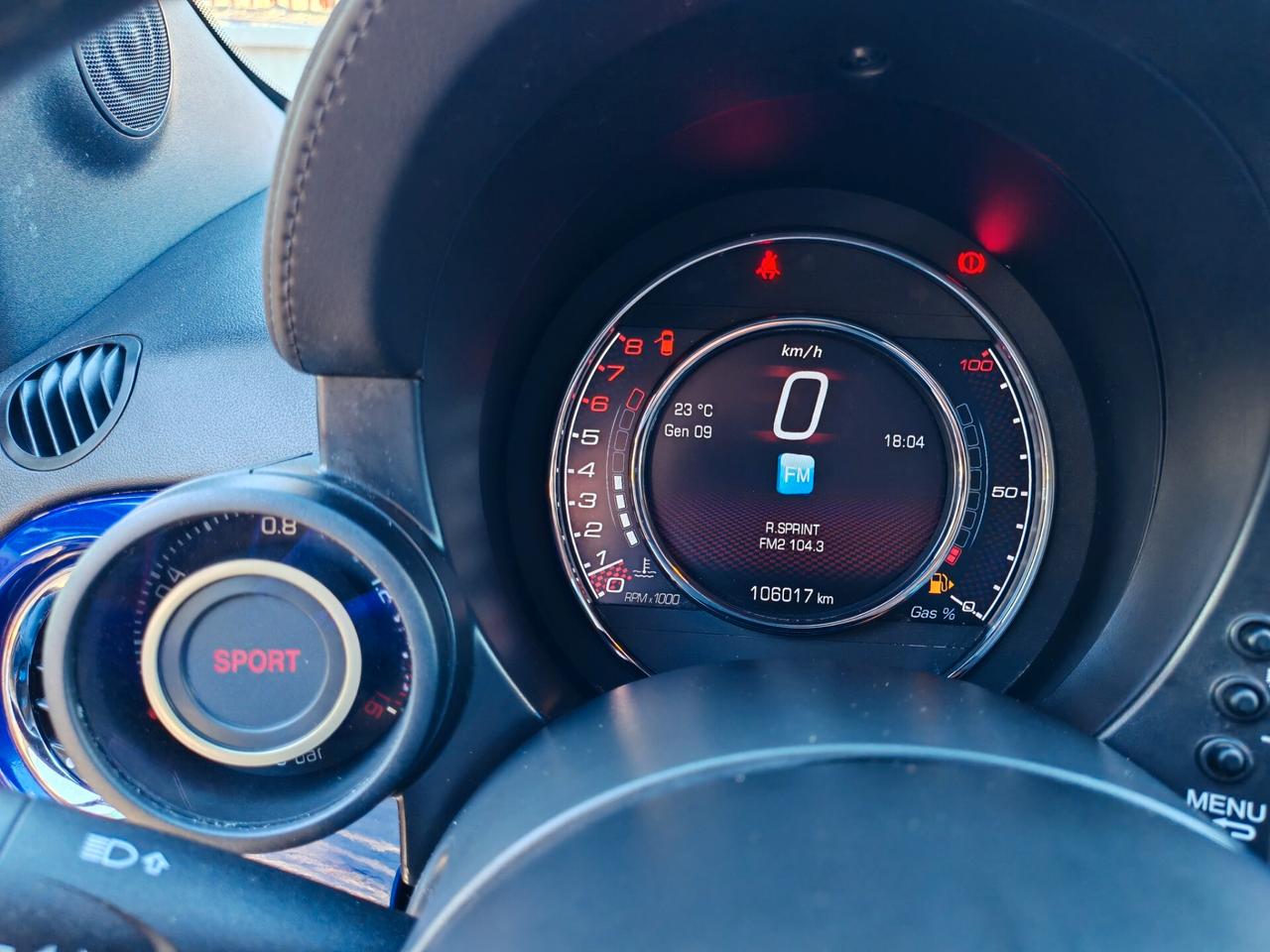 Fiat 500 Abarth 595 1,4 benzina 04/2016 Cv140