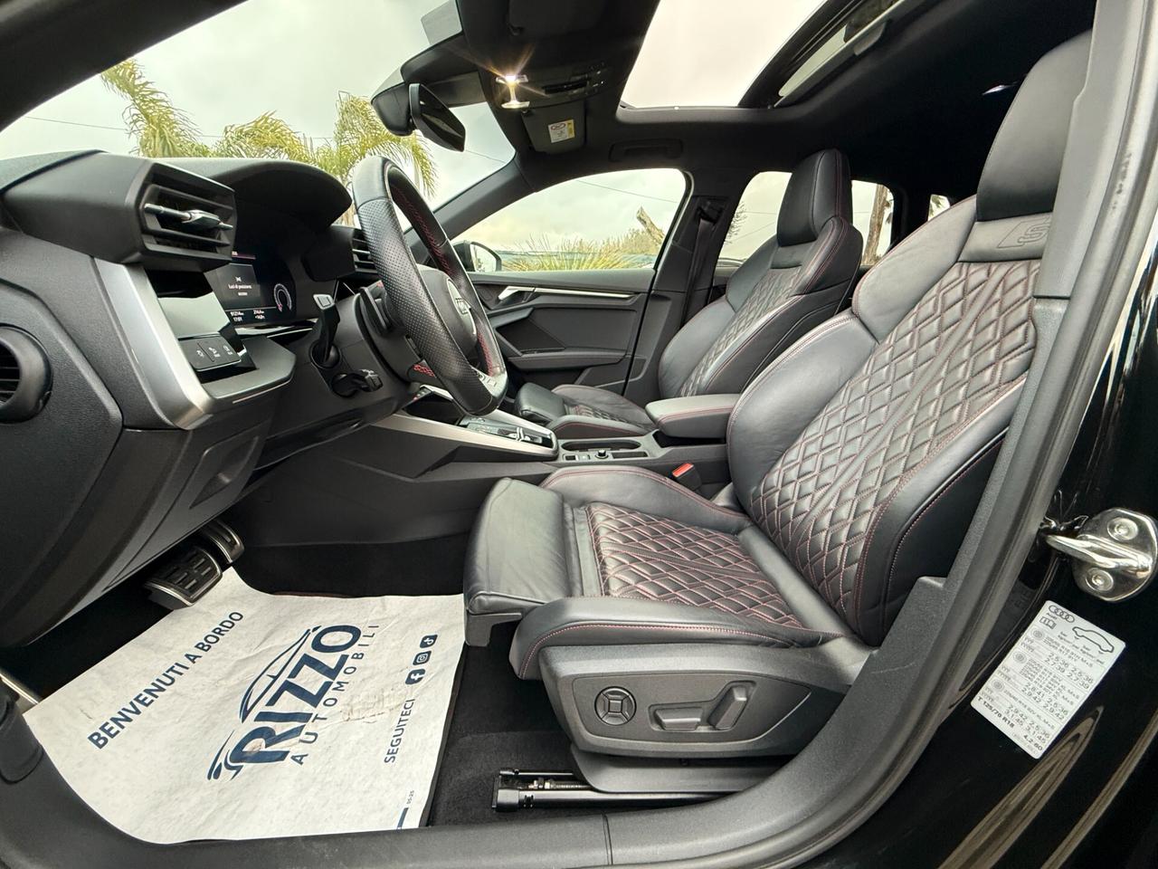 AUDI A3 SPB 35 TDI S LINE TRONIC TETTO B&O IDENTITY BLACK RS INTERN 11/2020