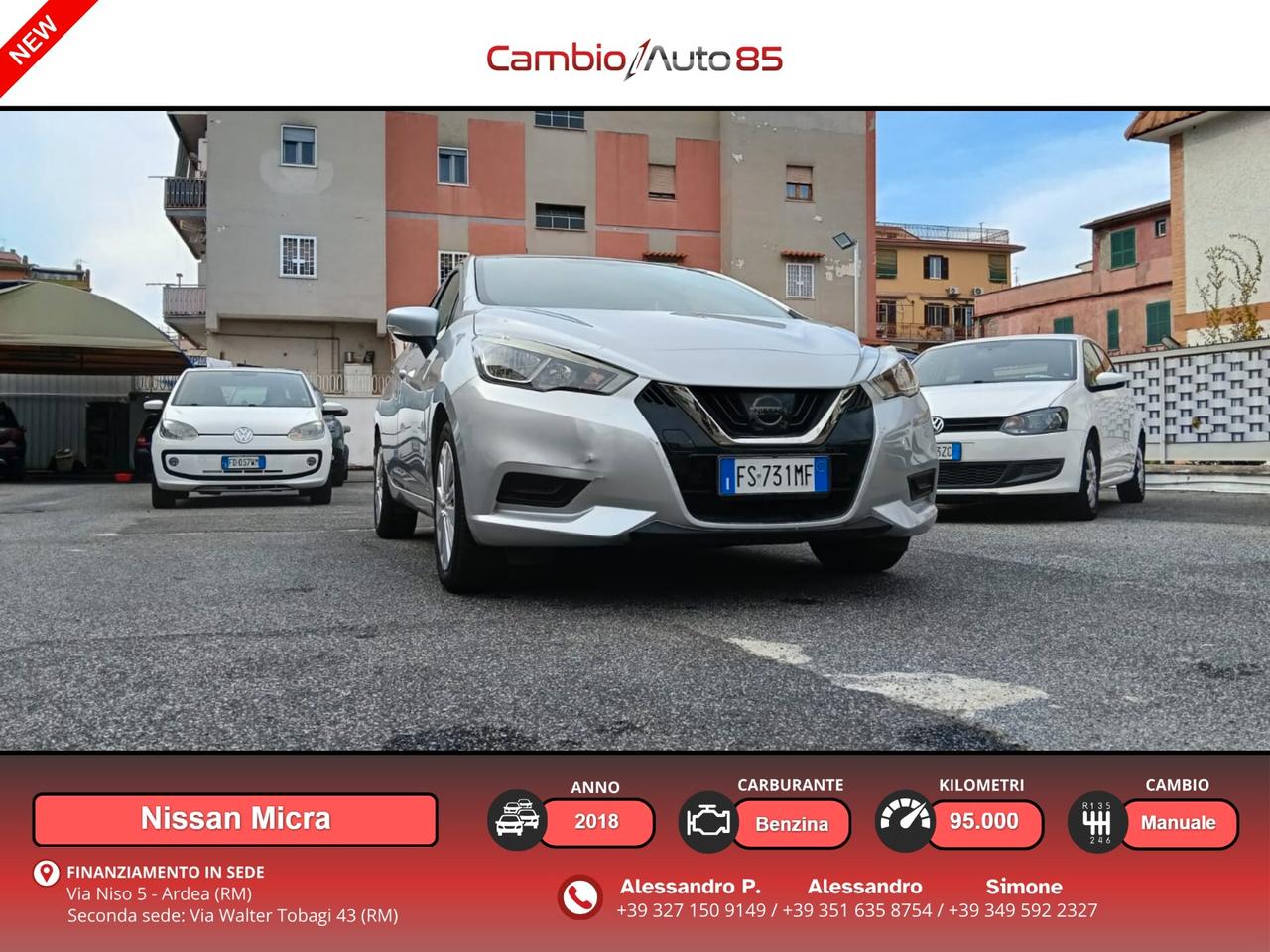 Nissan Micra 0.9 IG-T 12V 5 porte Acenta