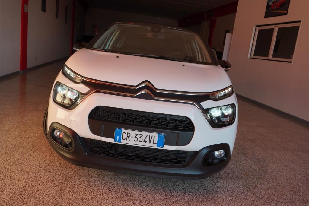 CITROEN C3 1.5 BLUEHDI 100CV 6M. SeS SHINE ( FARI LED - CRUISE - MIRROR - SENSORI POST. - TETTO BICOLORE )