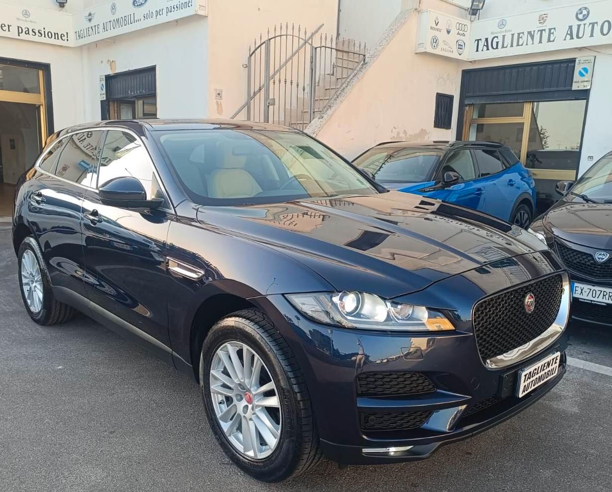 Jaguar F Pace 2.0d Prestige 2017, MOTORE NUOVO