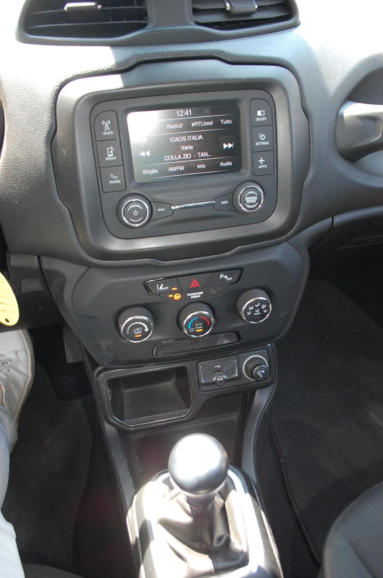 Jeep Renegade 1.6 mjt 120CV 2wd Longitude Uff Italy Lega USB