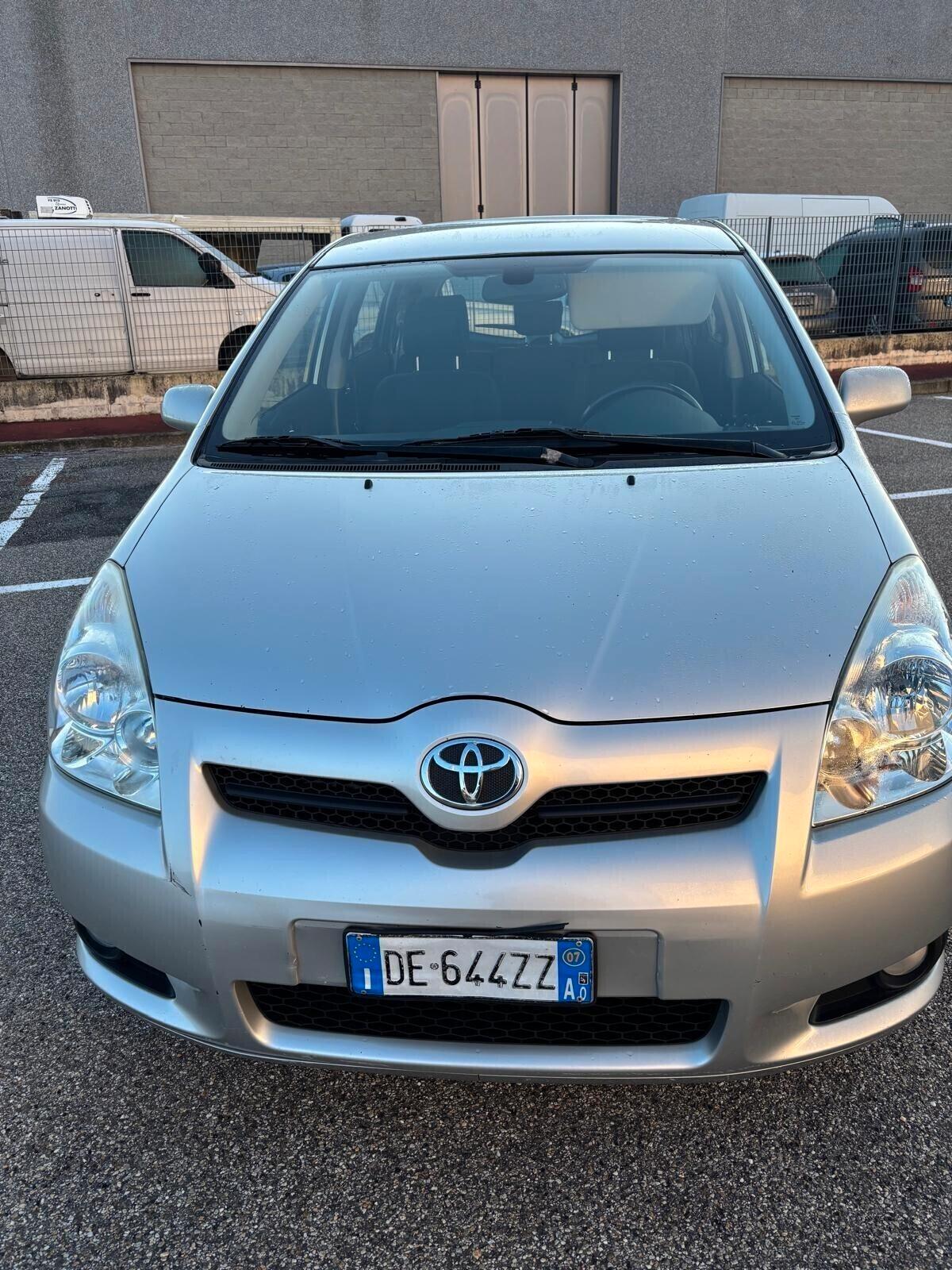 Toyota Corolla Verso 1.8 16V Sol TUTTA TAGLIANDATA TOYOTA UNICO PROPRIETARIO