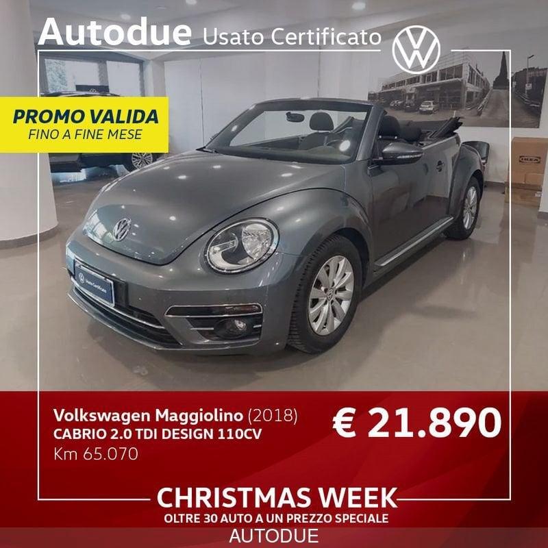 Volkswagen Maggiolino MAGGIOLINO/N BE CABRIO 2.0 TDI DESIGN 110CV