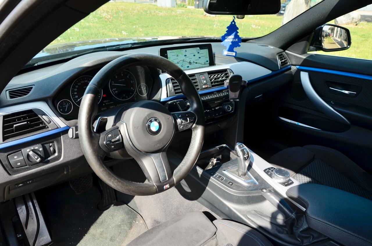 BMW 420d XDRIVE GRAN COUPE MSPORT 190cv AUTO, UFF ITALIANA, EURO 6B, FULL LED, RETROCAMERA, ALCANTARA, 19", PERMUTE