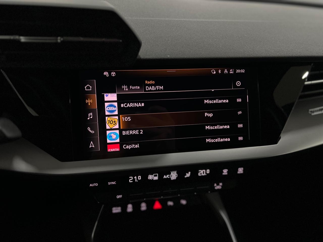 Audi A3 35 SPB 2.0 TDI STronic SLine Edition 150 cv