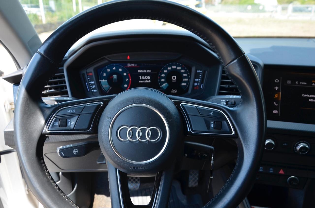 AUDI A1 SPORTBACK 1.0 TFSI ADMIRED 95cv, UFF ITALIANA, EURO 6D, SERVICE CON FATTURE, PERMUTE