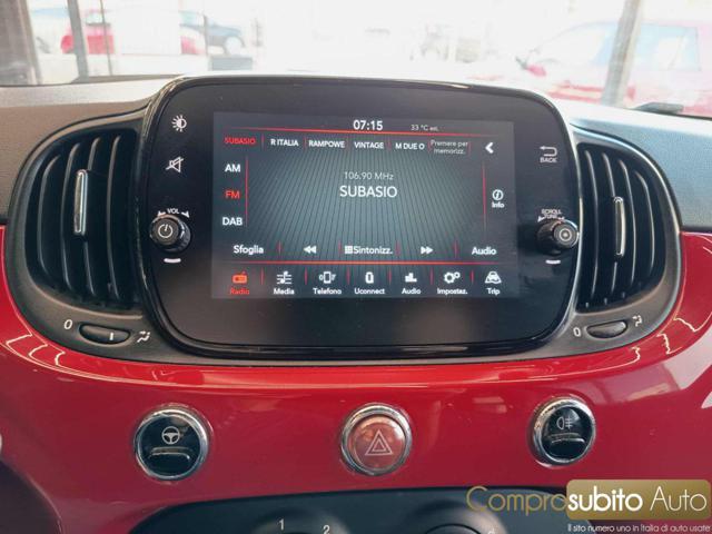 FIAT 500 1.0 Hybrid Red