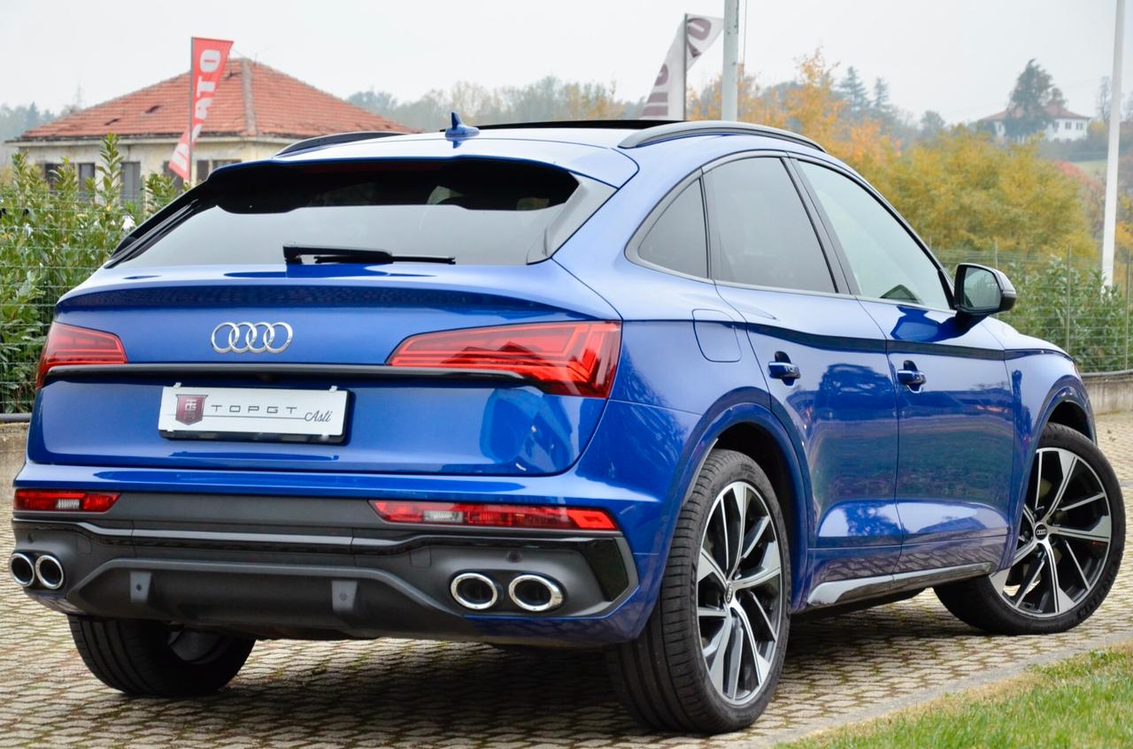 AUDI SQ5 SPORTBACK 3.0 TDI MHEV 48V QUATTRO 341cv TIPTRONIC, SERVICE UFF AUDI, EURO 6D, TETTO, FULL LED, NAVI, RETROCAMERA, PELLE, 21", PERMUTE