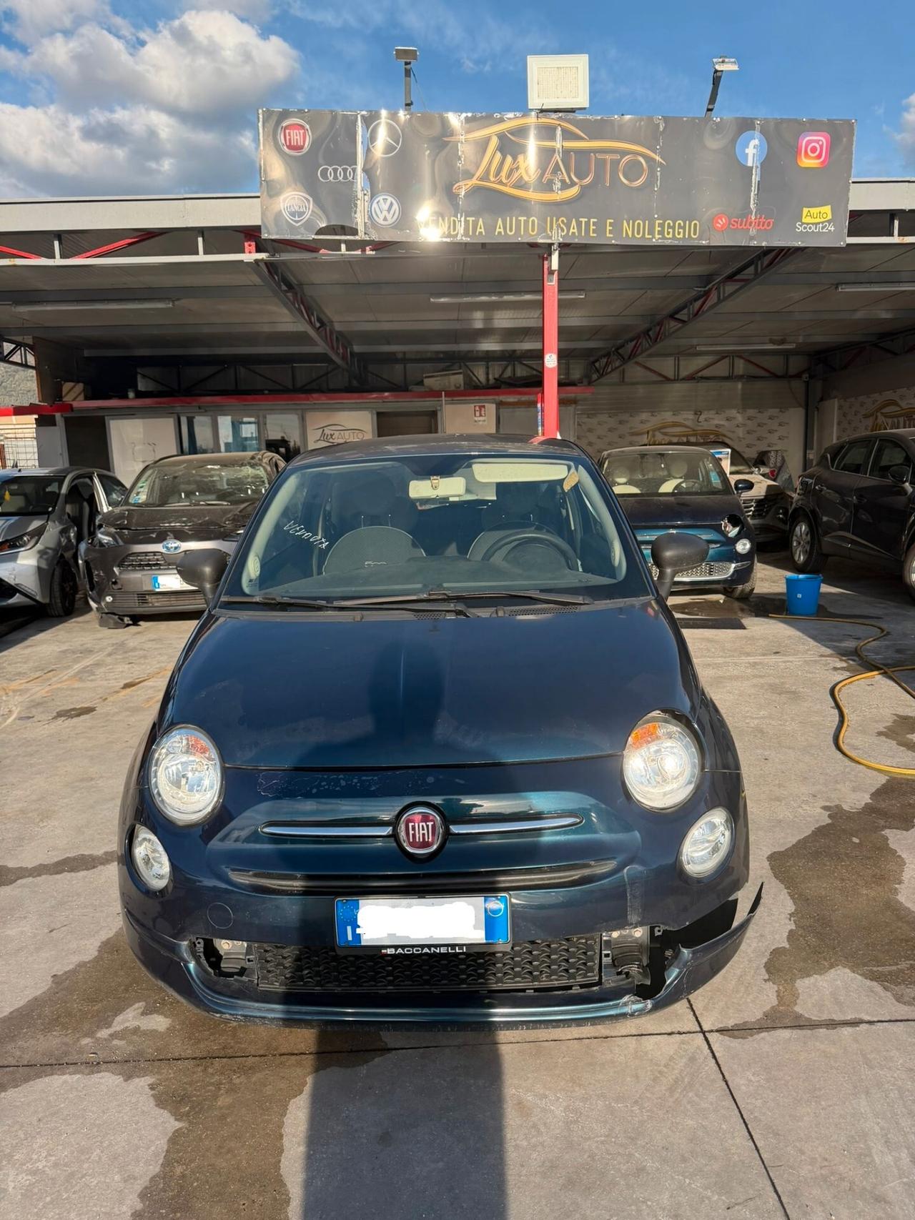 Fiat 500 1.2 sinistrato - 2018