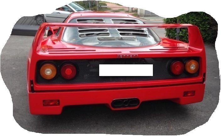 Ferrari F40 CAT 8V 479 CV ROSSO INTERNI ROSSI