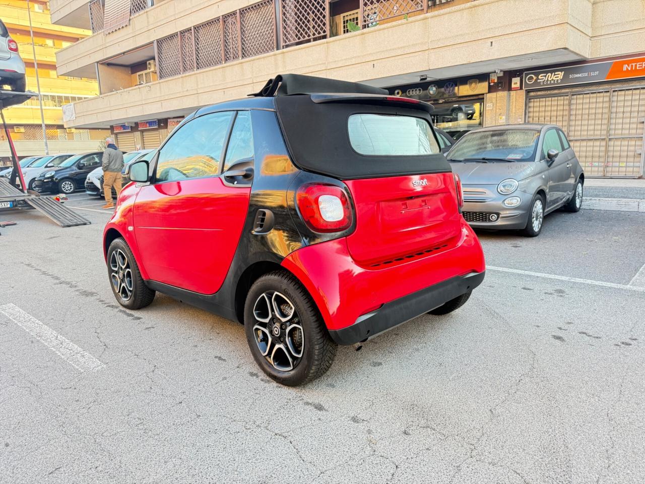 Smart ForTwo 90 0.9 T twinamic cabrio Prime LED NAVI KAMERA PELLE PDC CERCHI 16