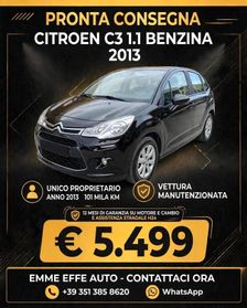 Citroen C3 1.1 Attraction 2013 NO CINGHIA A BAGNO D'OLIO