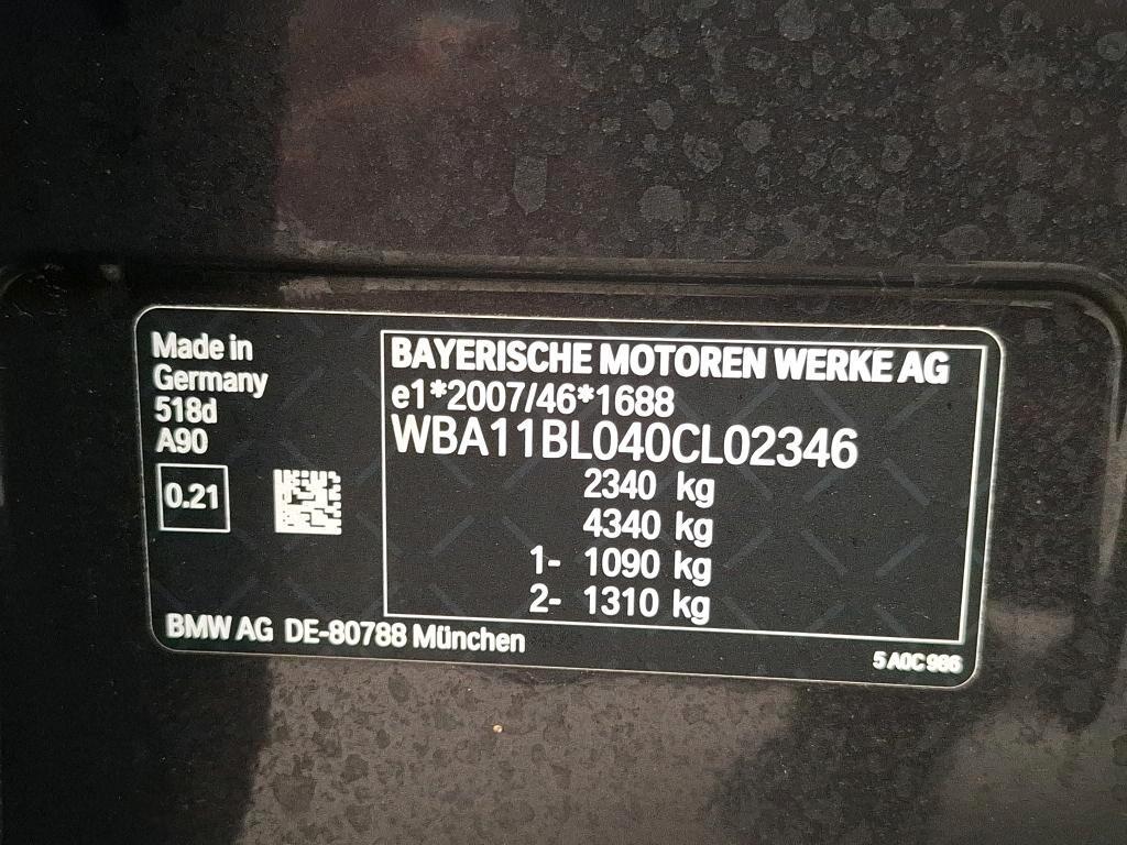 BMW 518D 150CV STEPTRONIC 48V BUSINESS DESIGN ( FARI LED - BMW DIGITAL COCKPIT - PELLE - NAVI - MIRROR - PDC - TELECAMERA POST. )