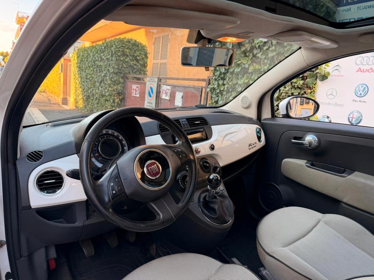 Fiat 500 1.2 Benzina Lounge 69cv ottima x Neopatentati Tetto Panoramico