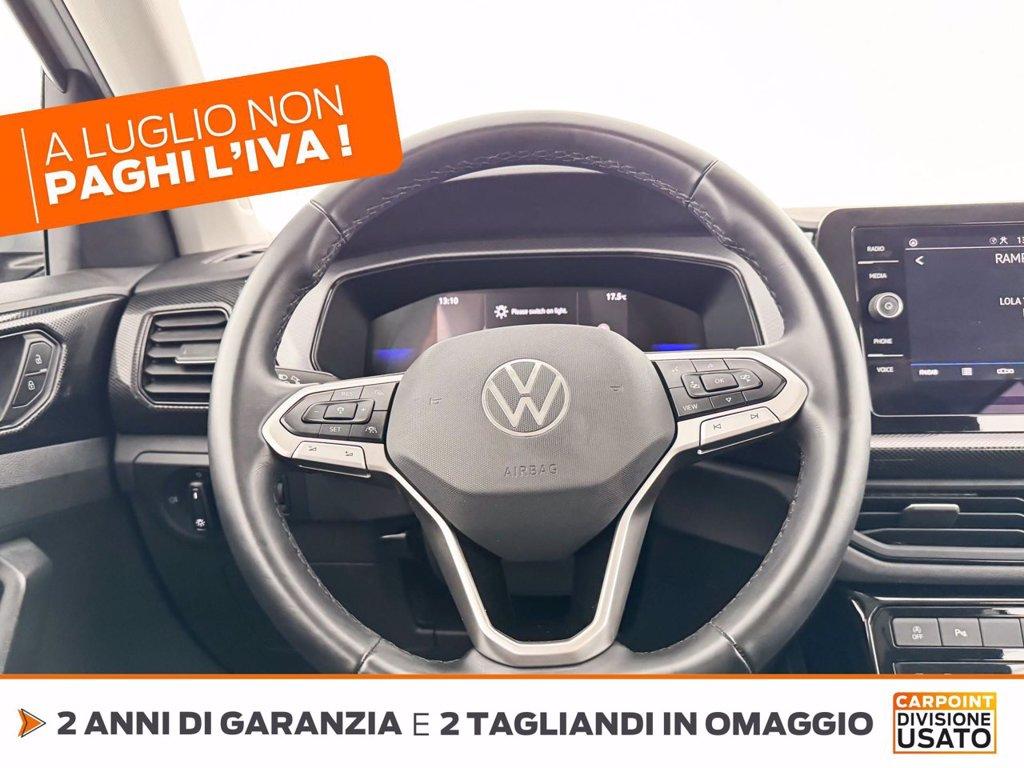 VOLKSWAGEN T-cross 1.0 tsi life 95cv del 2024