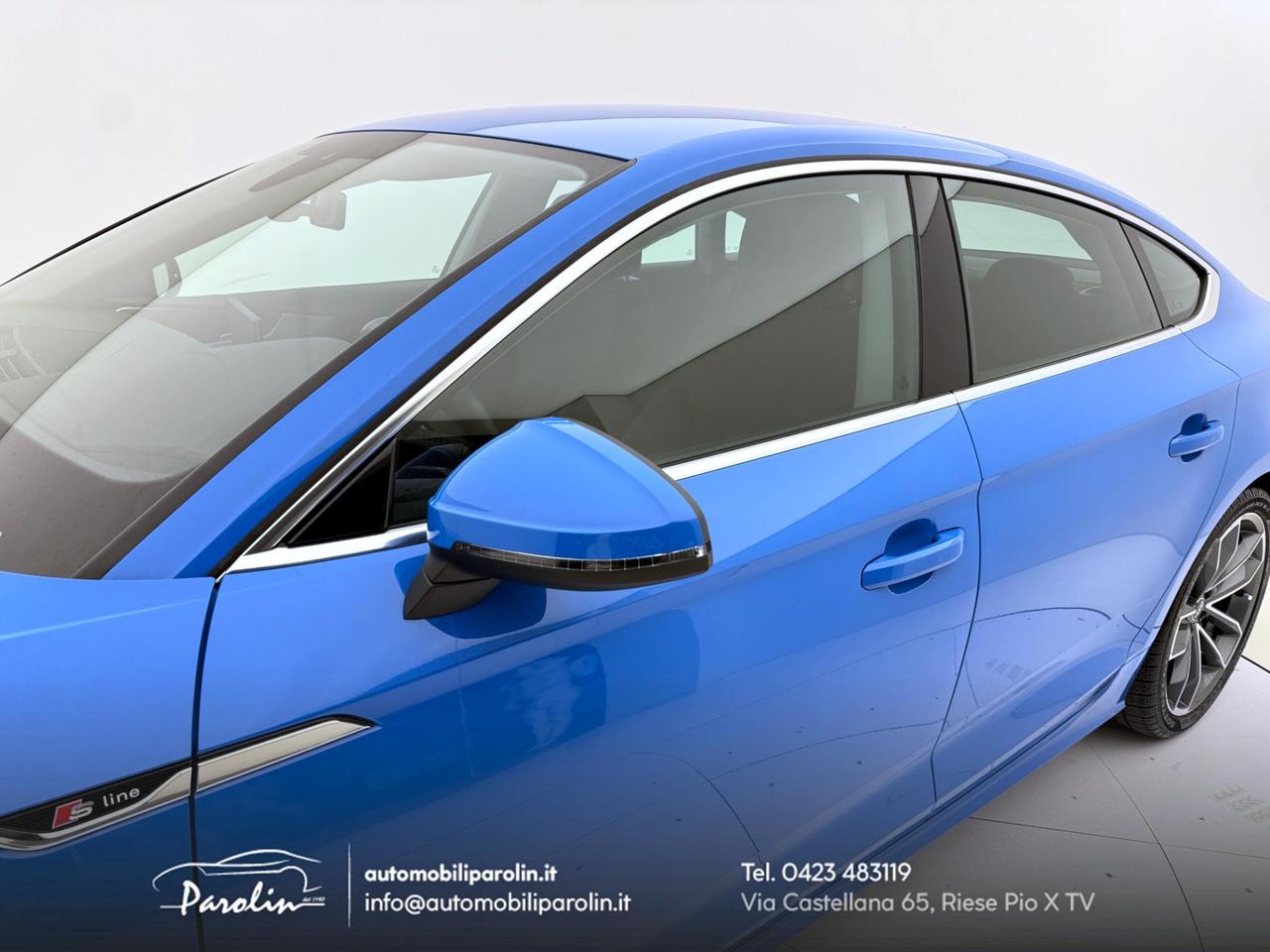 Audi A5 Sportback 40 2.0 tfsi mhev S-line edition S-tronic Blu Turbo