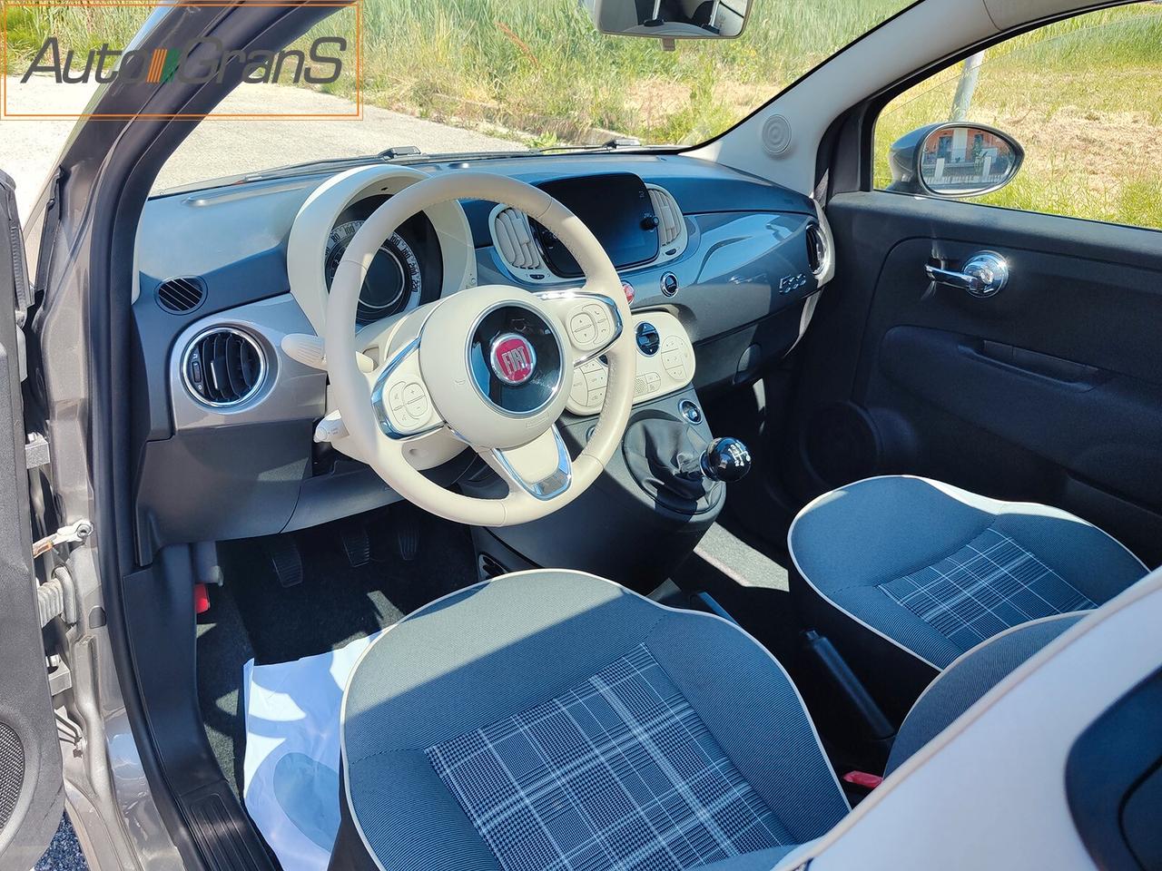 Fiat 500 1.2 01/20 Grigio Metallizzato