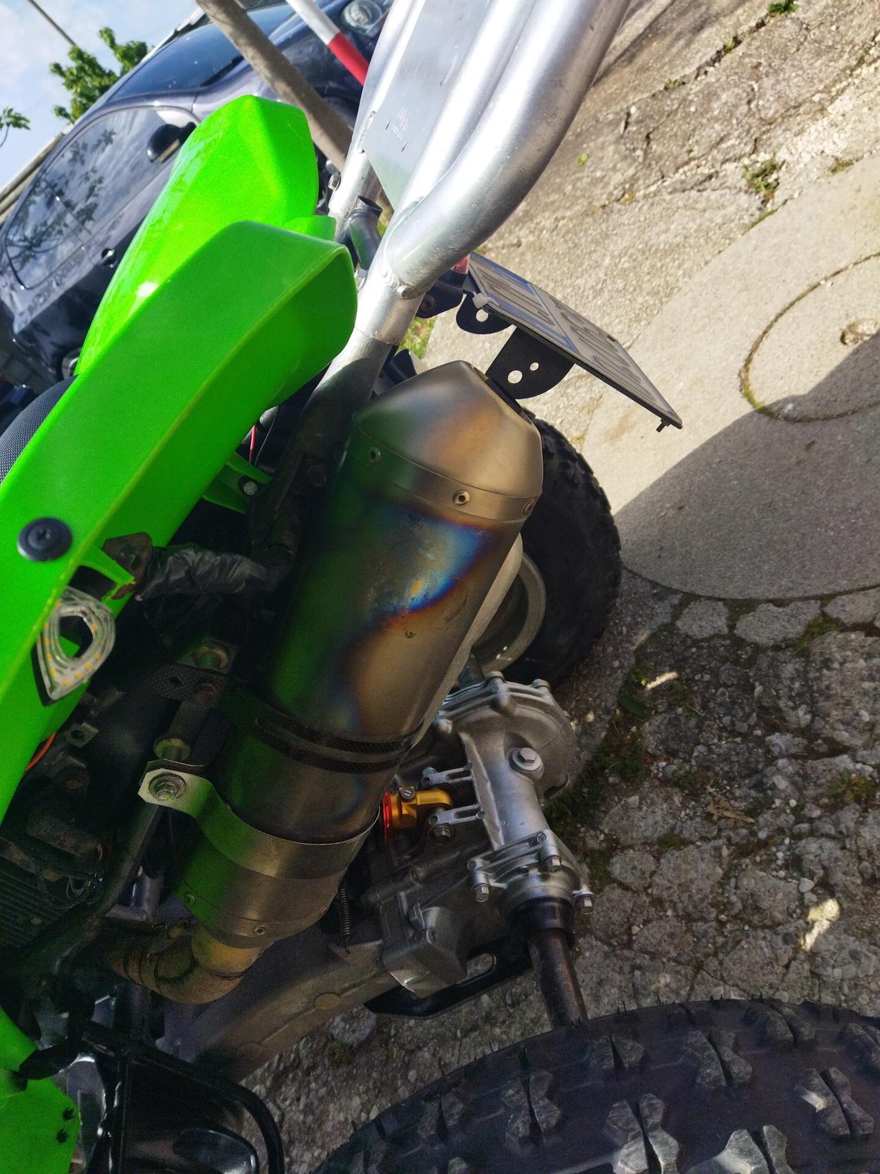 Kawasaki KFX 700 sospensioni ELKA a gas