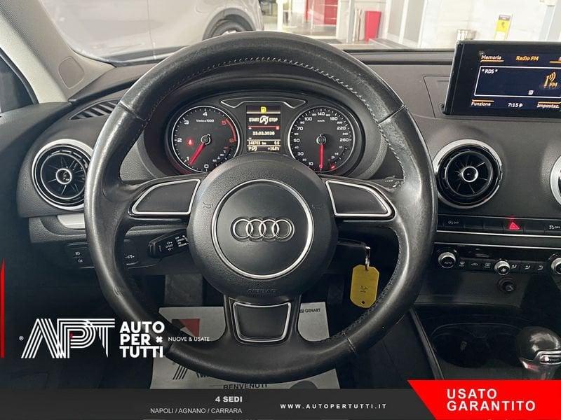 Audi A3 A3 Sportback 1.6 tdi Ambition 110cv s-tronic E6