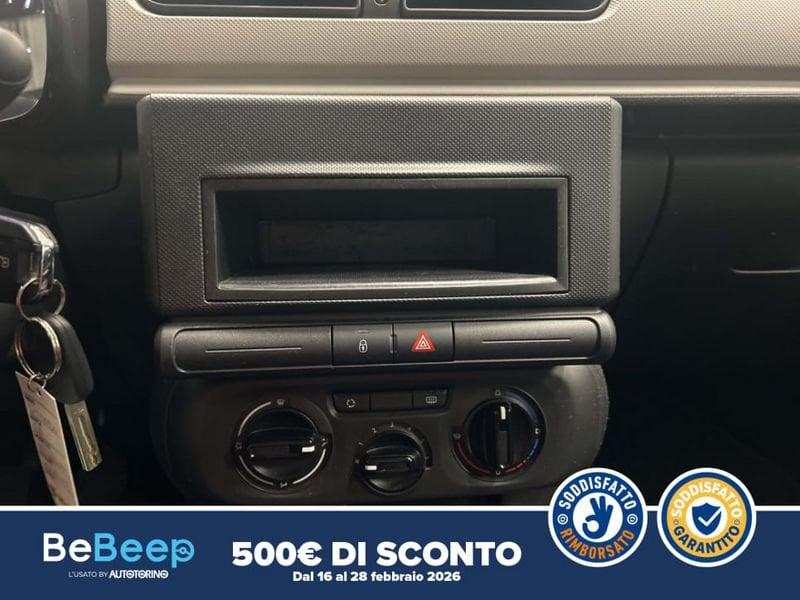 Citroën C3 1.2 PURETECH FEEL 68CV MY18