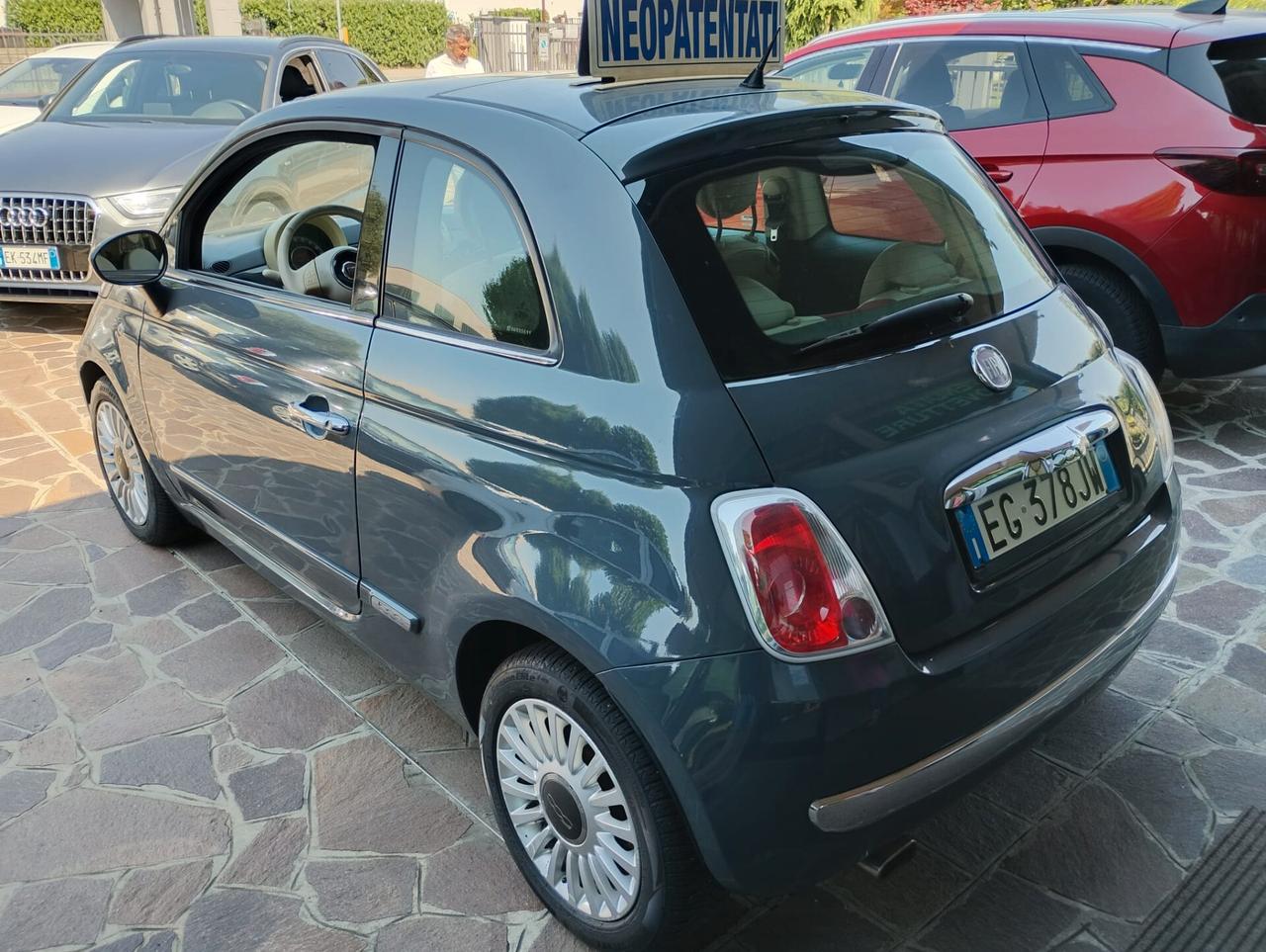 Fiat 500 1.2 Matt Black NEOPATENTATI - TETTO PANORAMICO