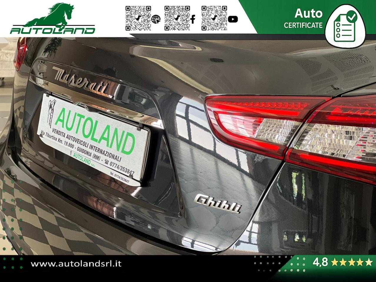 Maserati Ghibli 3.0 V6 ds Granlusso 275cv auto my19